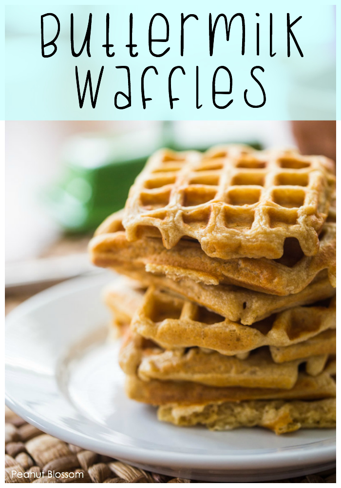 Deliciously easy buttermilk waffles that kids can make for their families.