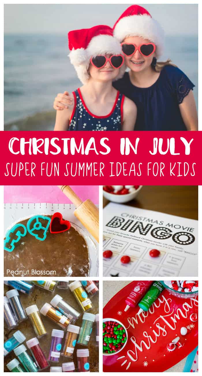 Christmas in July party: the best summer vacation idea for kids