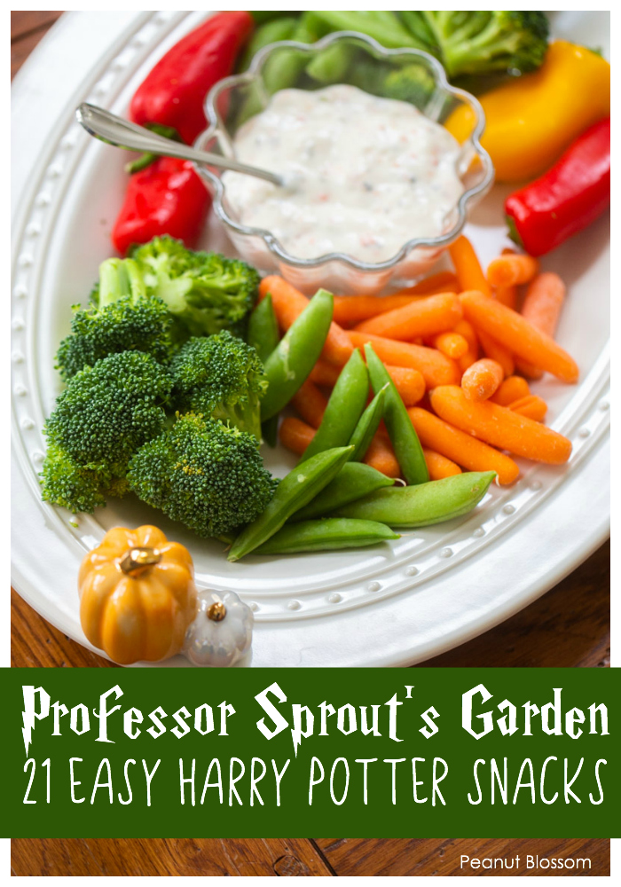 Professor Sprout's Garden: 21 easy Harry Potter snacks for the ultimate Harry Potter party.