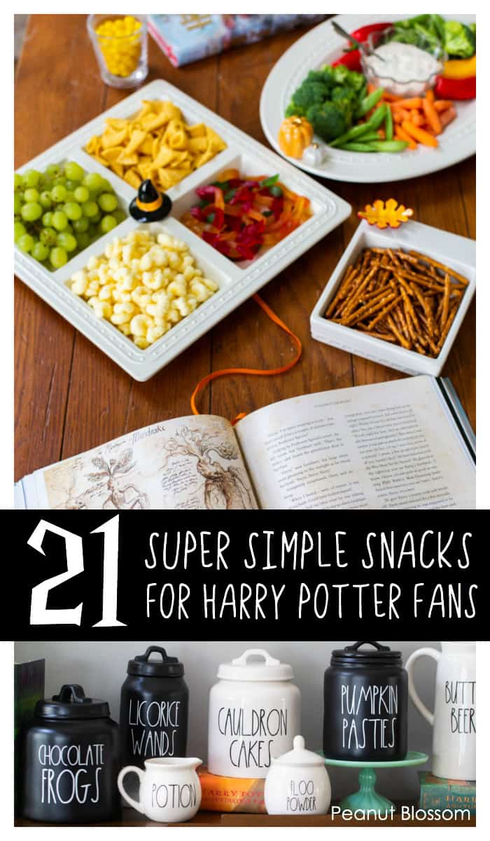 21 super easy Harry Potter snacks for movie night.