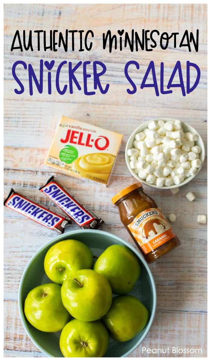 Authentic Minnesotan Snicker Salad for Thanksgiving