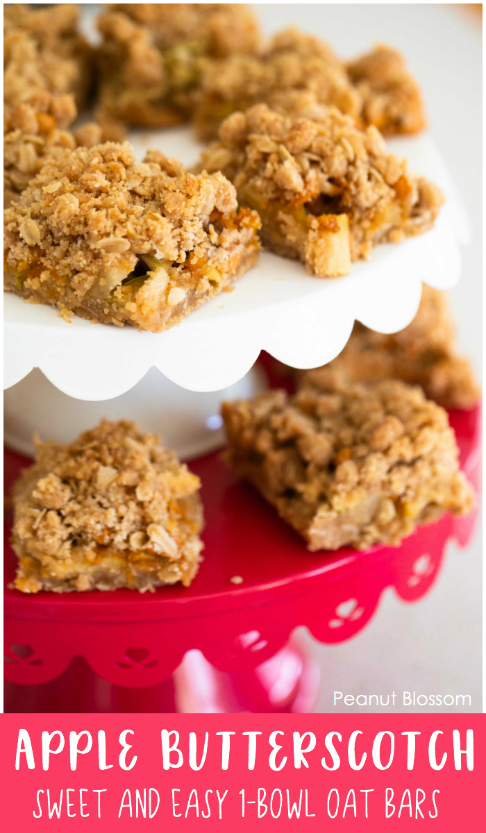 Easy one-bowl apple butterscotch bars are perfect for fall entertaining.