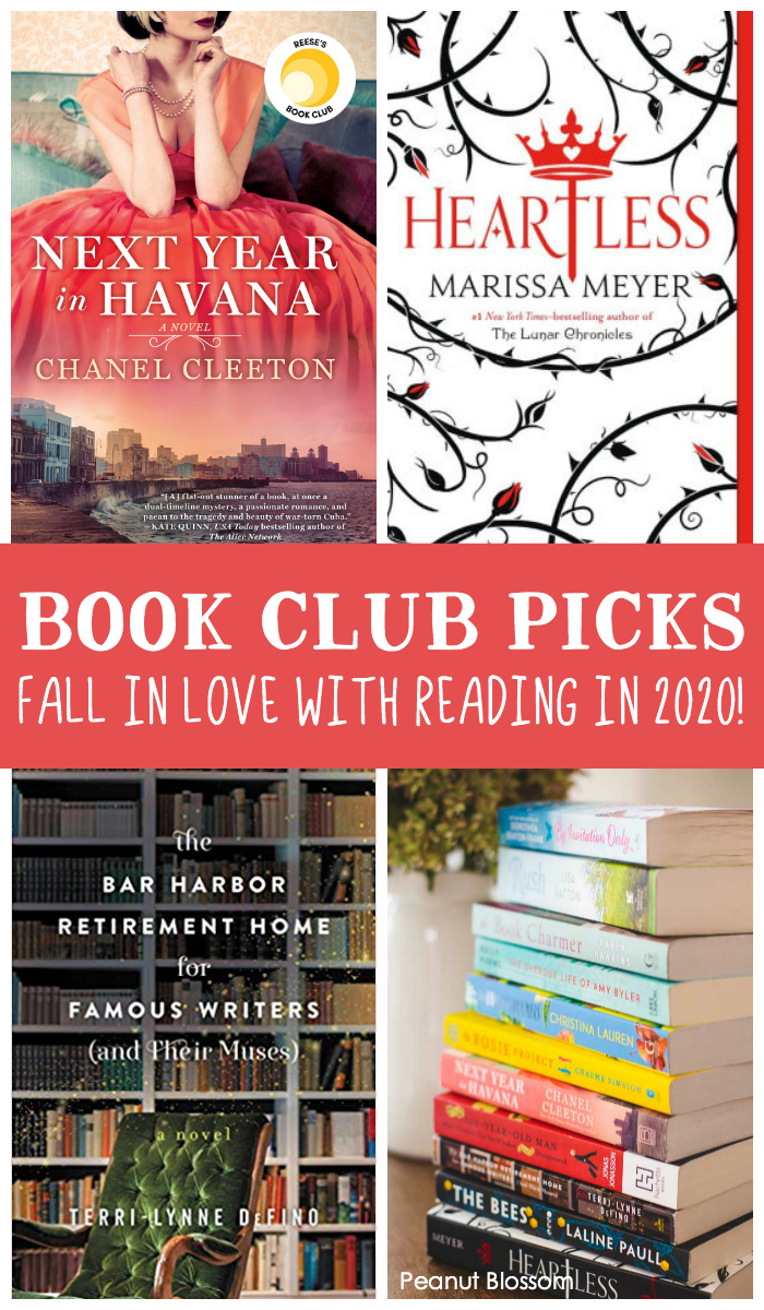 The best book club picks for 2020 include romance and fantasy.