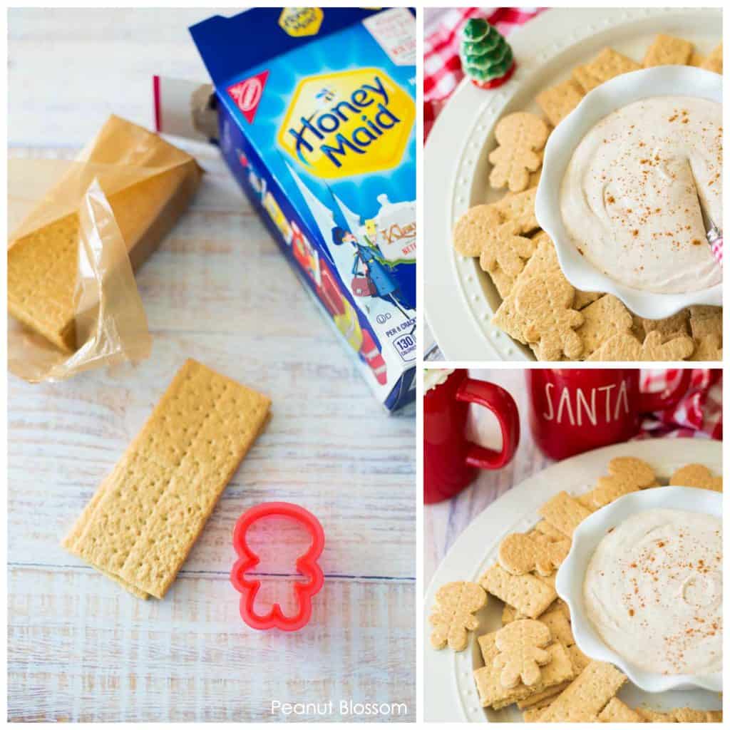 Gingerbread S'more Dip: an easy Christmas treat to make with kids.