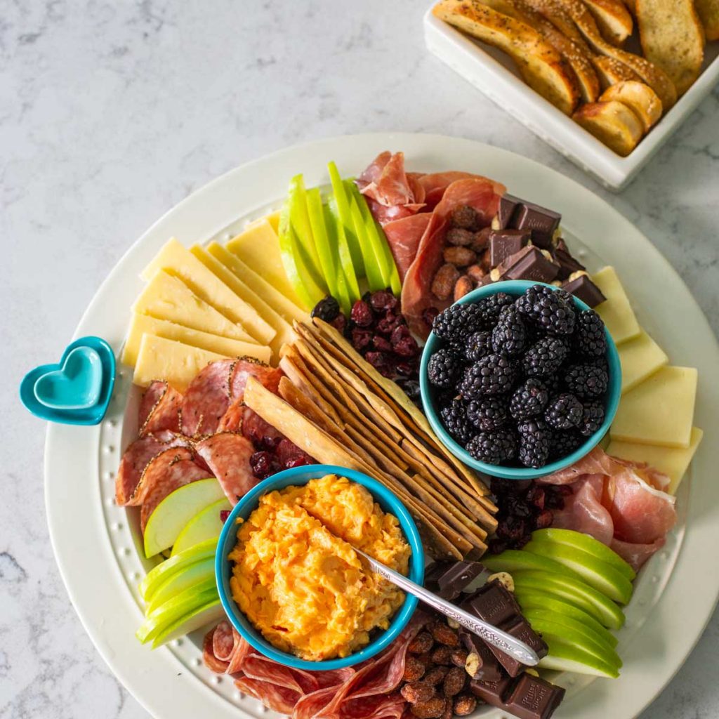 The Easiest Cheddar Snack Board