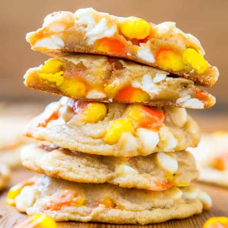 Image for White Chocolate Candy Corn Cookies