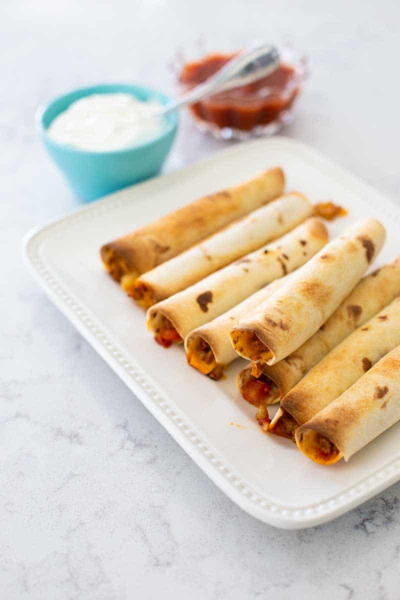 Easy baked turkey taquitos are a crispy way to enjoy tacos you can nibble