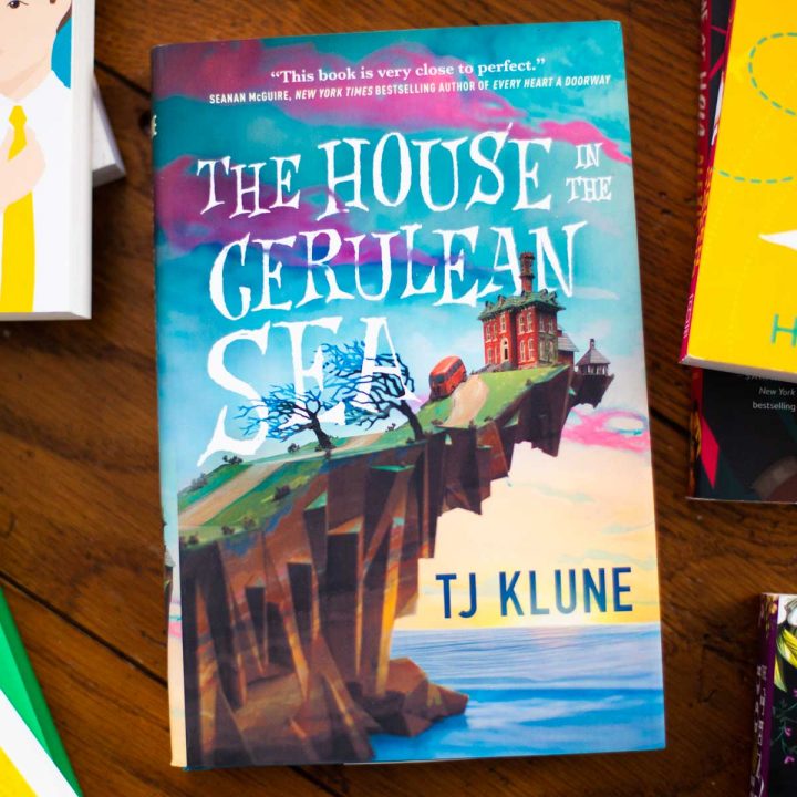 A copy of The House in the Cerulean Sea by TJ Klune