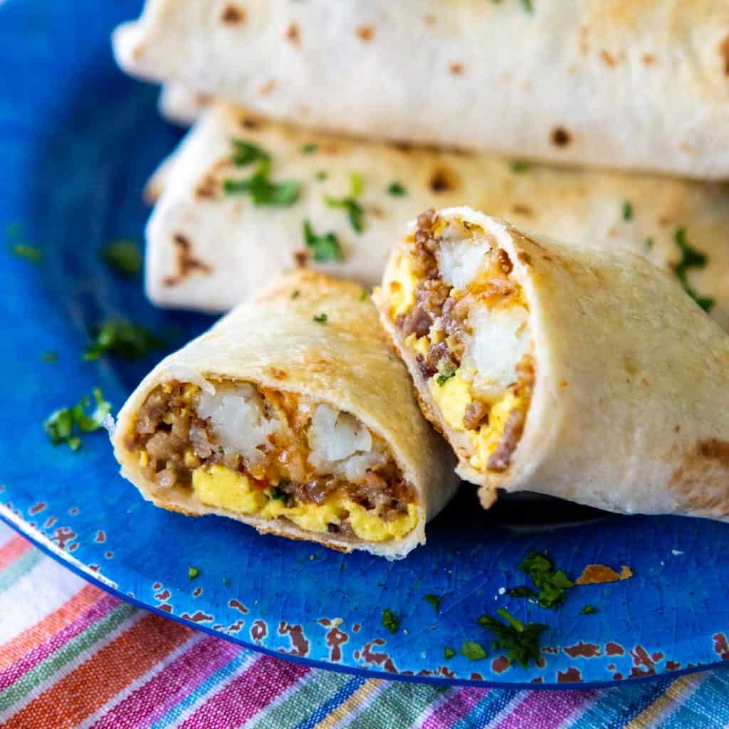 Make Ahead Breakfast Burritos