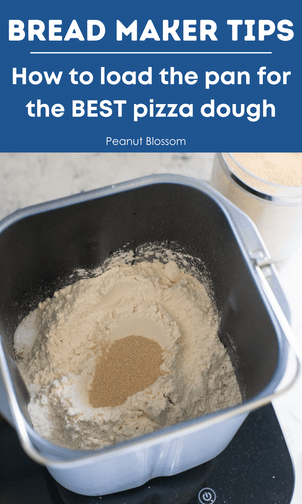 Bread Maker Pizza Dough Peanut Blossom