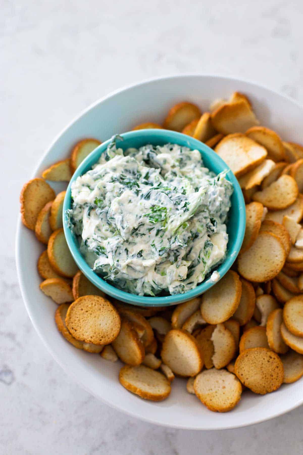 Cold Spinach Dip - Peanut Blossom