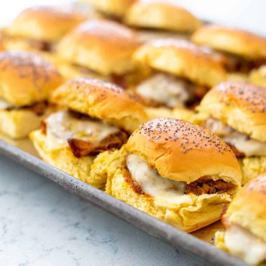 BBQ Chicken Sliders