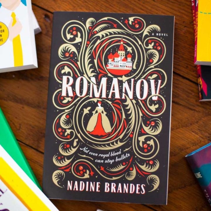 The book cover of Romanov by Nadine Brandes