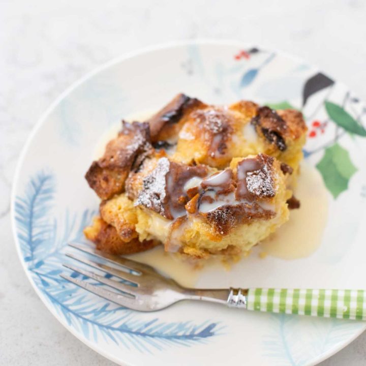 Make-Ahead Panettone Bread Pudding