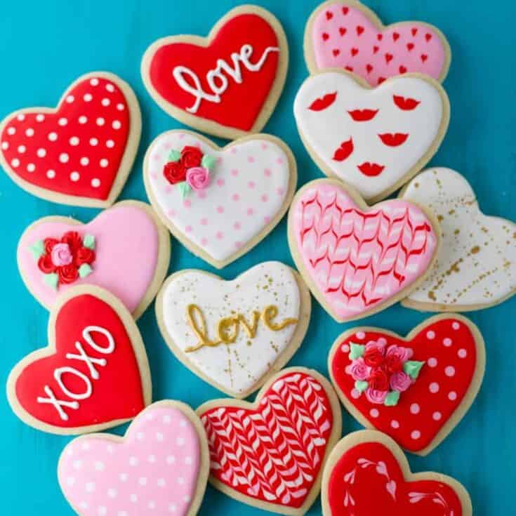 Image for Red Hearts with White Polka Dots