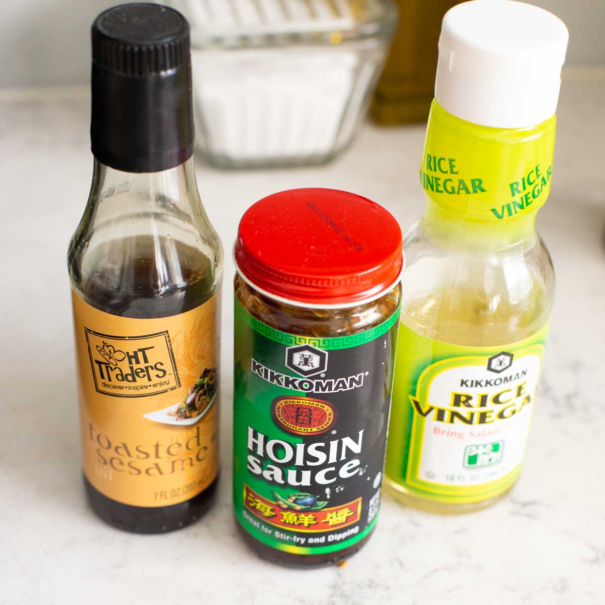 Set these ingredients near the stove top.