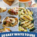 A photo collage shows several of the best zucchini recipes.