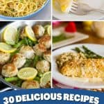 A photo collage shows a variety of fresh lemon recipes.