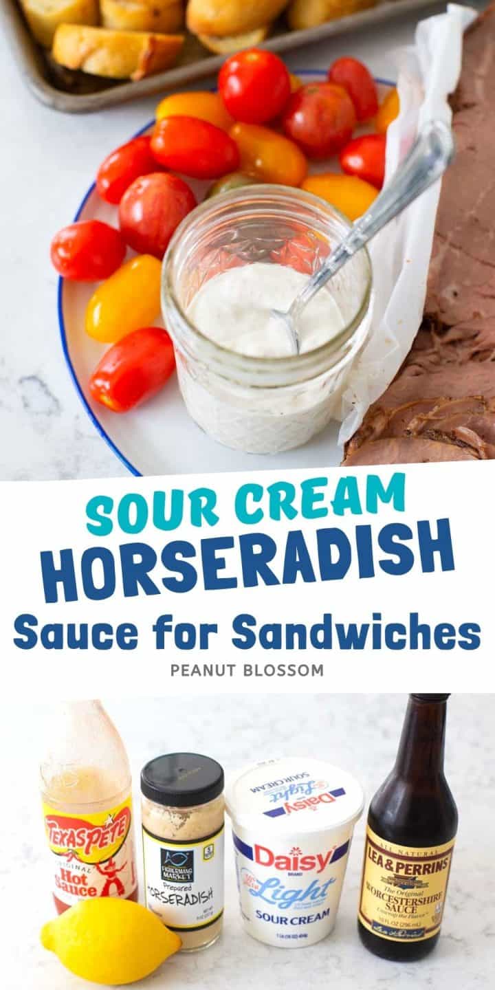 Sour Cream Horseradish Sauce Peanut Blossom