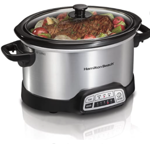 A product photo of a 4qt slowcooker.