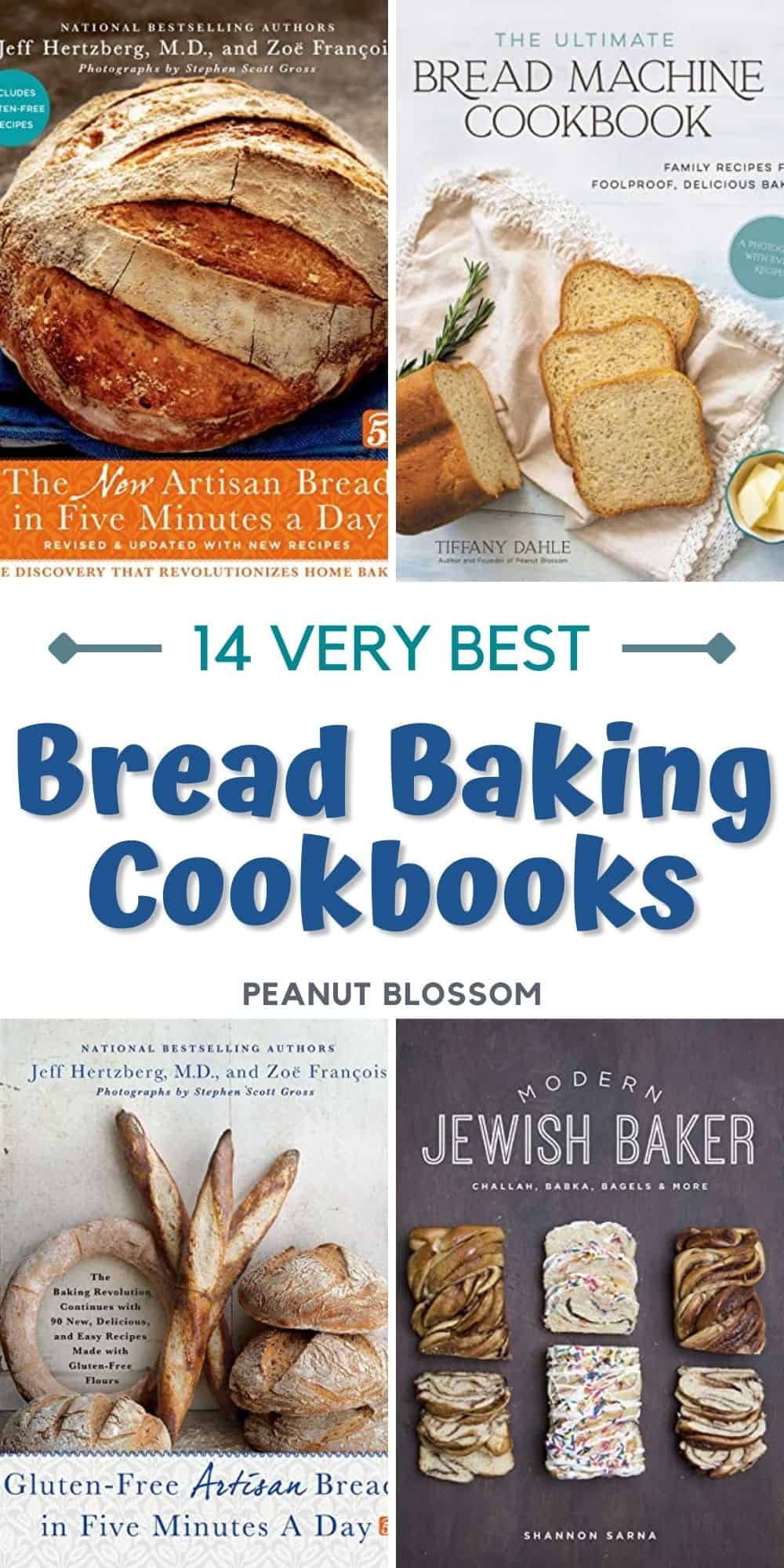 A photo collage shows the best bread baking books covers