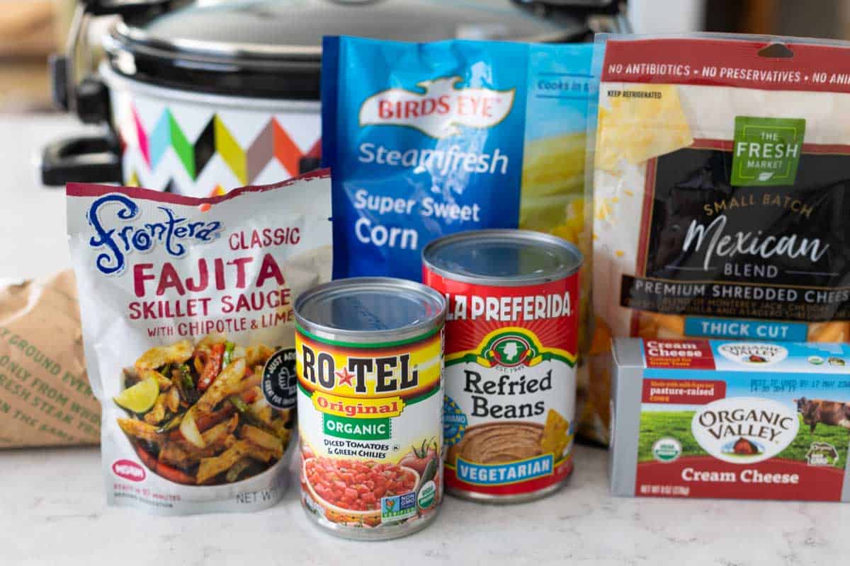 The items to make the easy chicken recipe are on the counter.