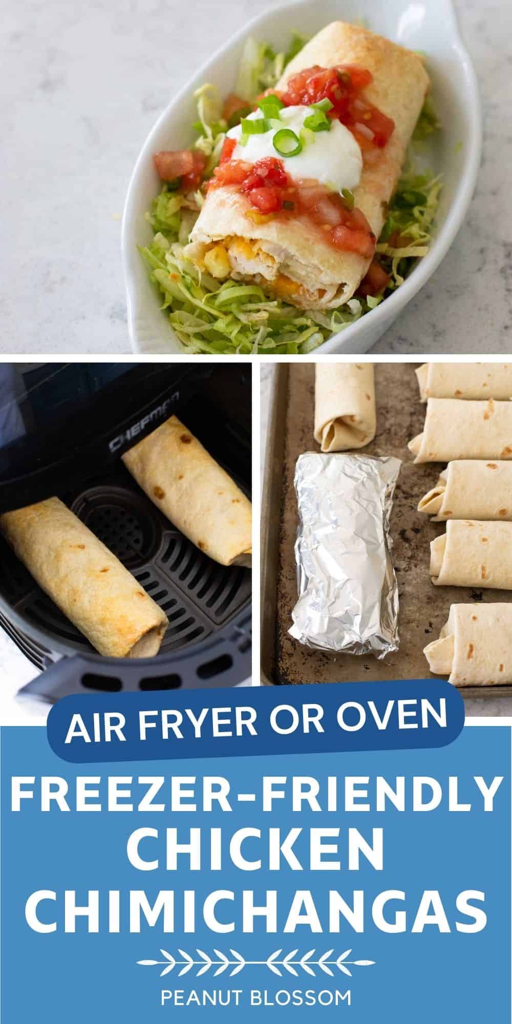 Air Fryer Chicken Chimichangas - Recipe Diaries