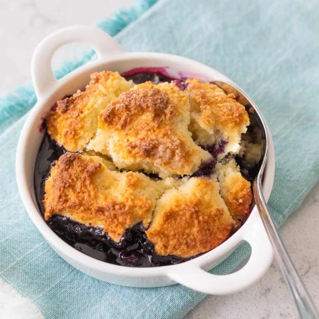 Old Fashioned Blueberry Cobbler