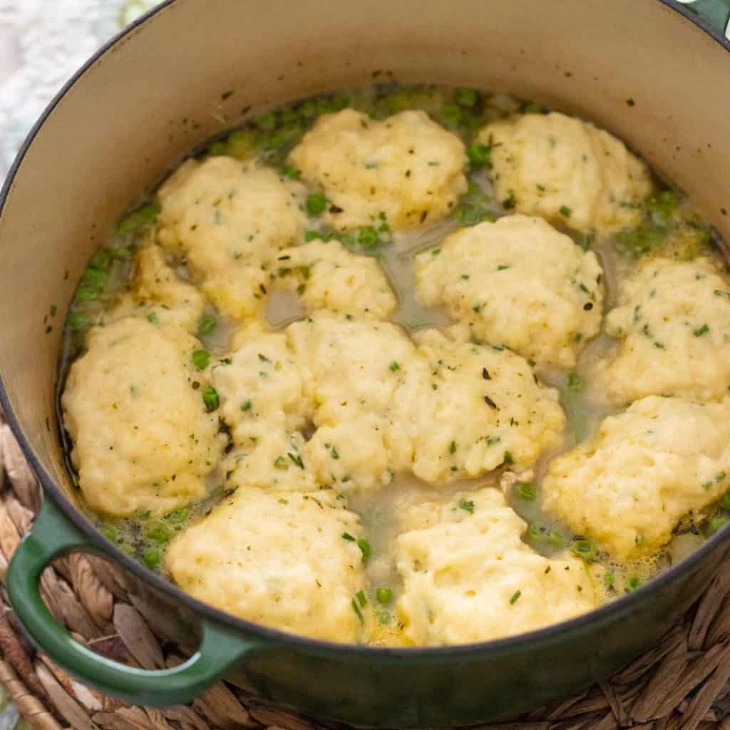 Dutch Oven Chicken and Dumplings