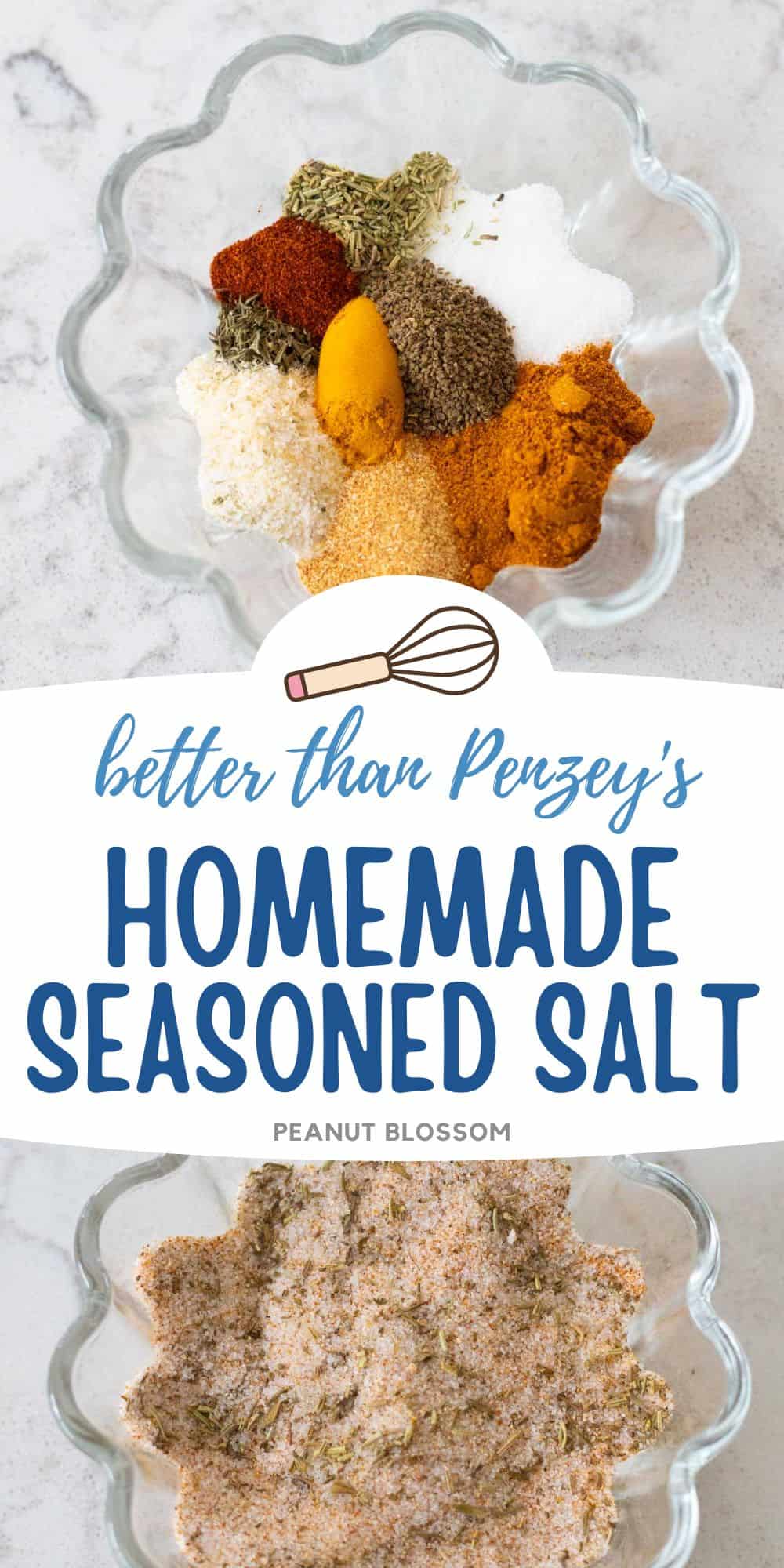 Homemade Seasoned Salt - Spend With Pennies