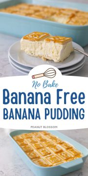 Banana Pudding {No Bananas!} - Peanut Blossom