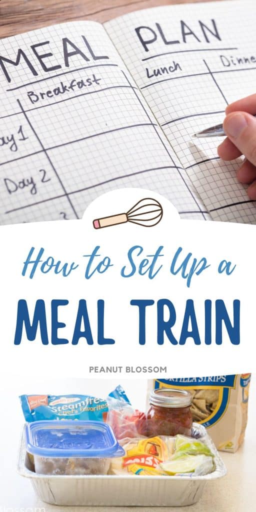 Easy Meal Train Set Up Tips for Helping Friends Peanut Blossom