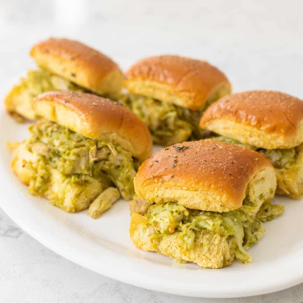 Pesto Chicken Sliders