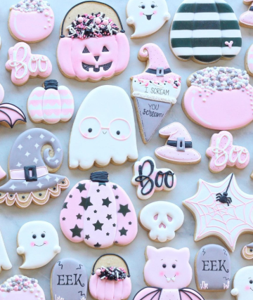 10 Easy Halloween Sugar Cookie Design Ideas - Peanut Blossom