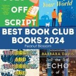 A photo collage of some of the titles from the 2024 book club list.