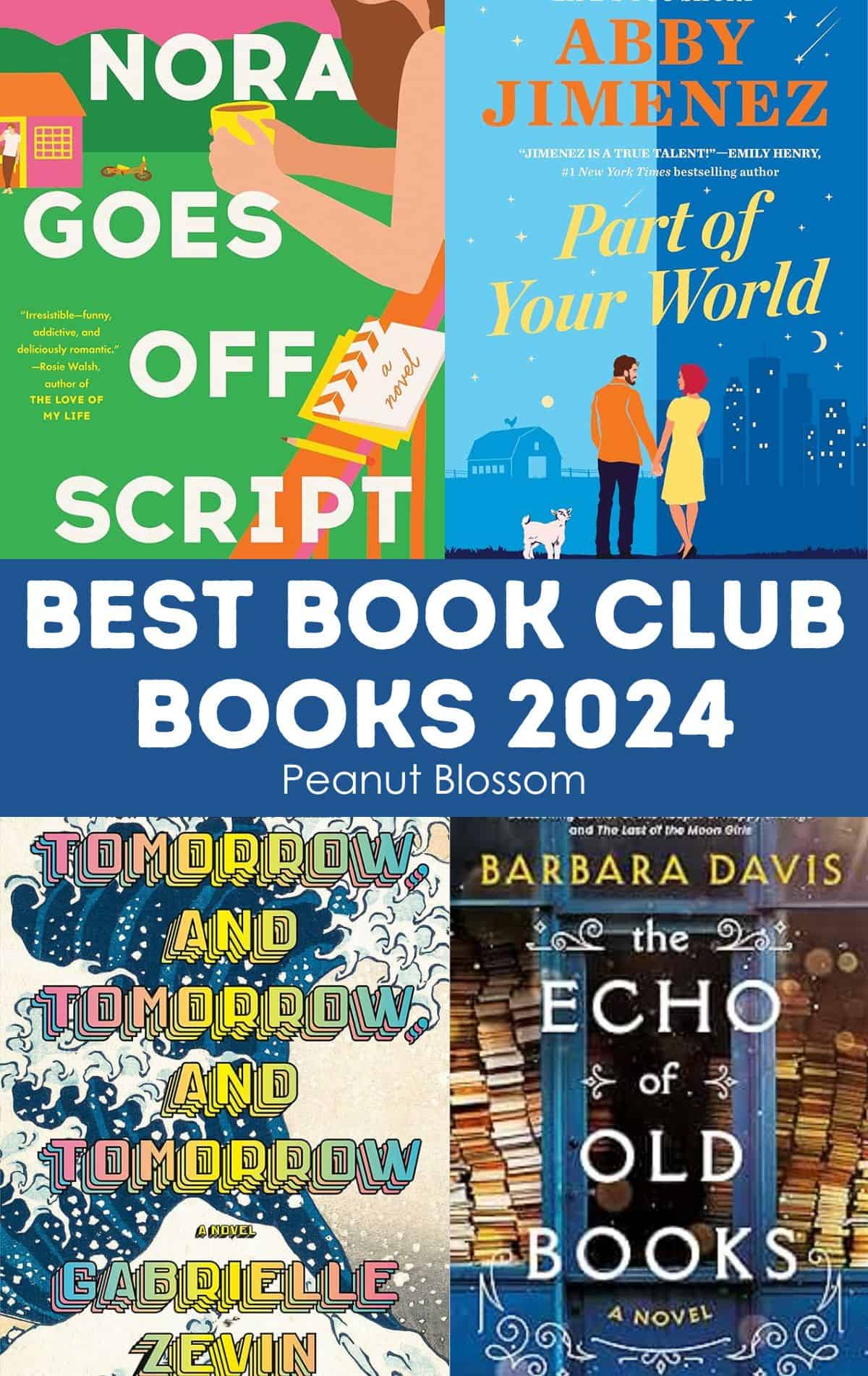 Best Book Club Picks 2024 Peanut Blossom