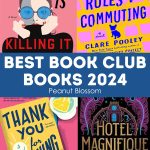 A photo collage of some of the titles from the 2024 book club list.