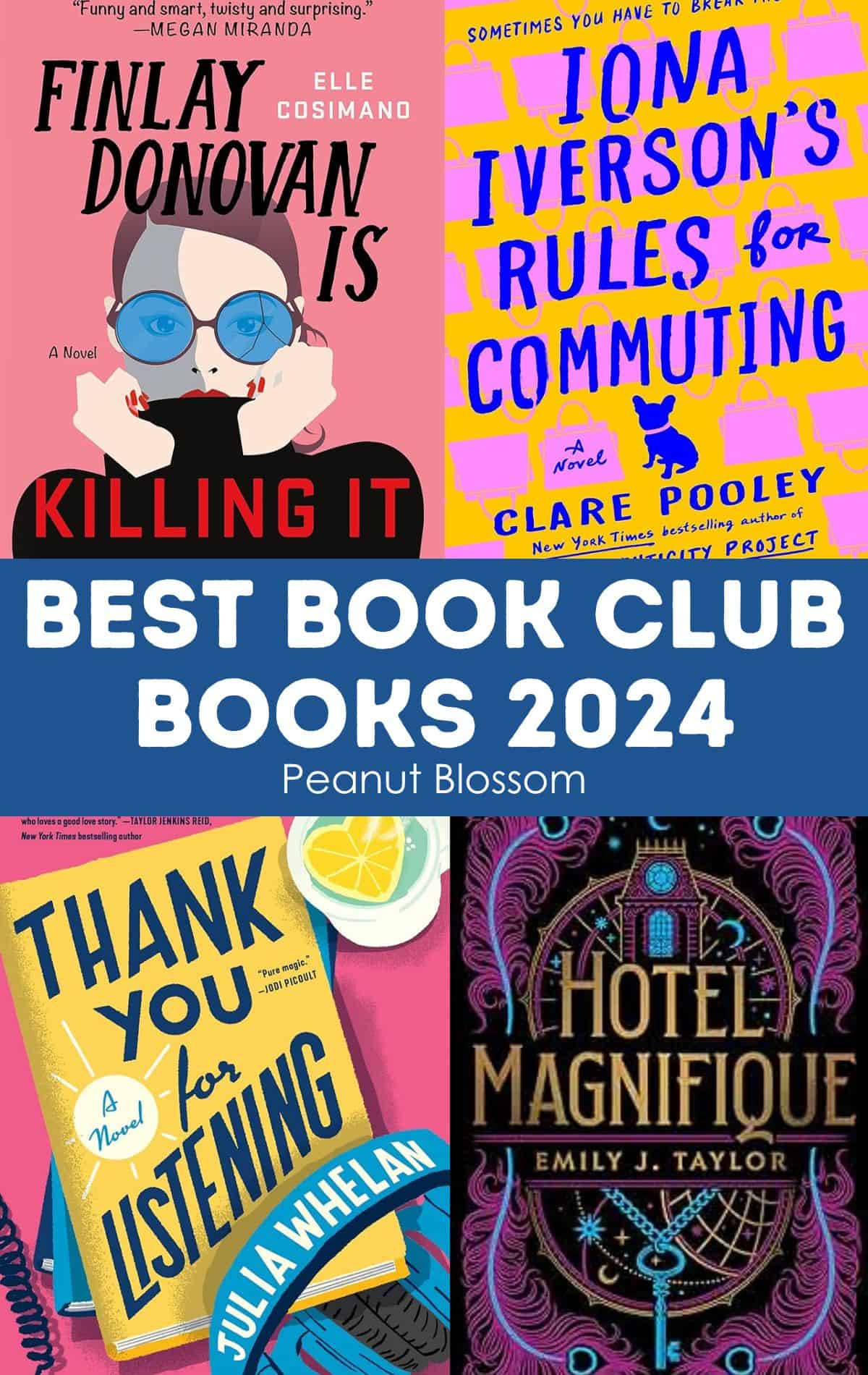 Best Book Club Picks 2024 Peanut Blossom