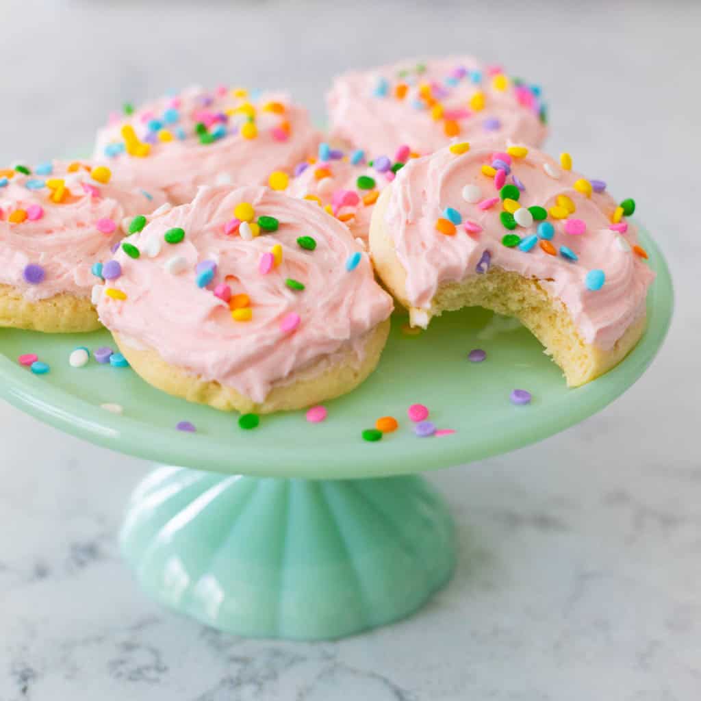 Soft Frosted Sugar Cookies