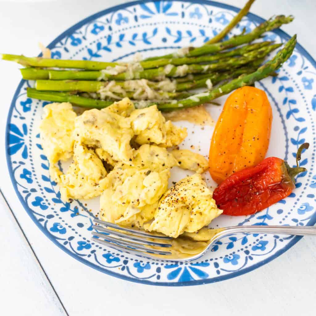 Scrambled Eggs and Vegetables