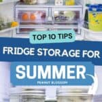 The inside of a regular family fridge.