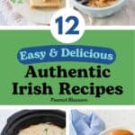 A photo collage shows 4 different Irish recipes.